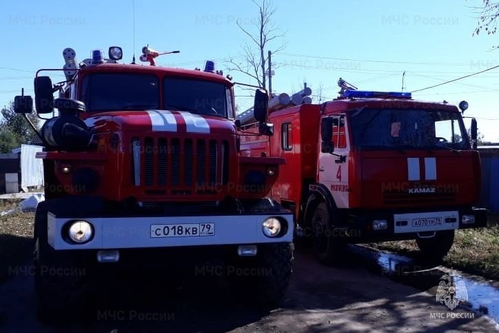 Аварийный режим работы электросети стал причиной пожара в Смидовичском районе